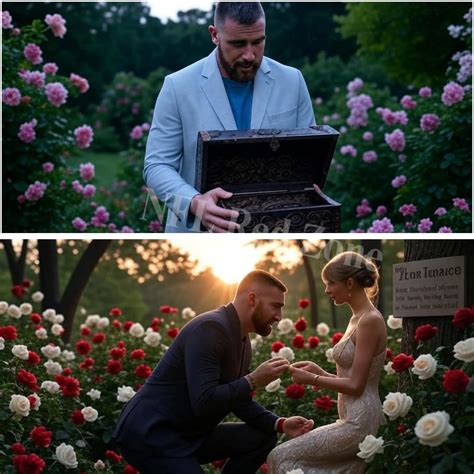 Travis Kelce planned to propose with a million-dollar jewel, but instead he built a secret ...