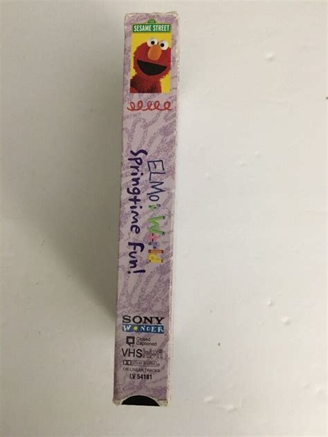 Image result for Elmo Voice Over World Springtime Fun VHS