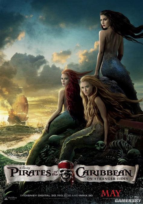 《加勒比海盗4》美人鱼海报及特辑视频欣赏 _ 游民星空 GamerSky.com