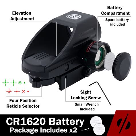 Veteran Owned Company- DDHQ Red Dot Reflex Sight Scope with Quick ...
