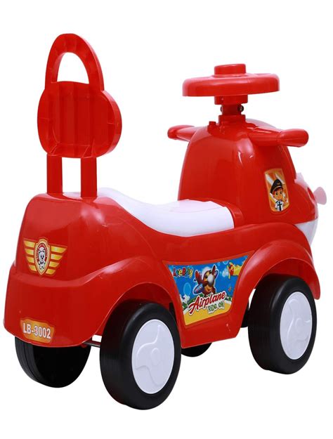 Musical Airplane Rider With Music (Red) – FirstCrawl