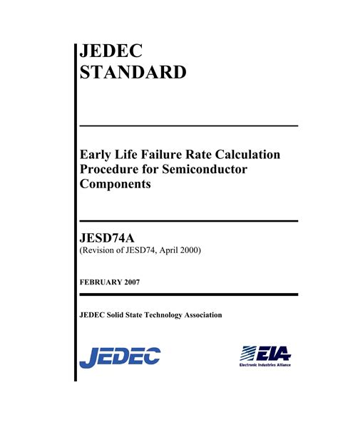 Early Life Failure Rate Calculation Procedure for Semiconductor ...