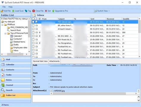 Image result for Free Program to Open PST Files