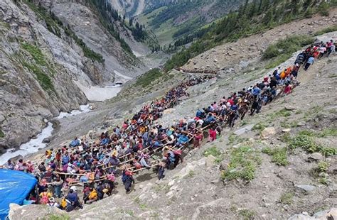 Amarnath Yatra 2022: बालटाल के रास्ते से फिर शुरू हुई अमरनाथ यात्रा ...