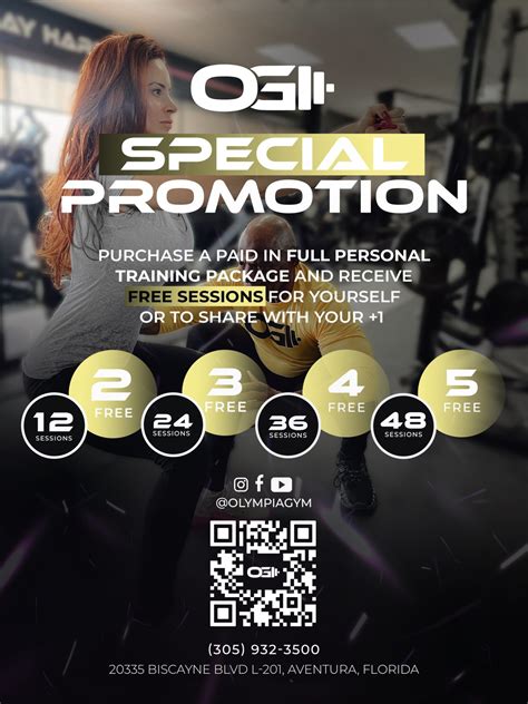 Promotions | OLYMPIA GYM: Fitness Center, Health Club and Personal ...