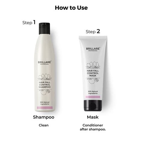 Hair Fall Control Shampoo & Conditioner Combo | Brillare