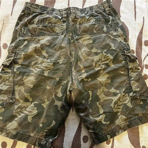Mens camouflage jorts Great quality early 00’S next - Depop