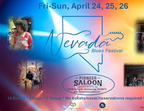 Nevada Blues Festival - Spring 2026, 310 W Spring St, Goodsprings, NV ...