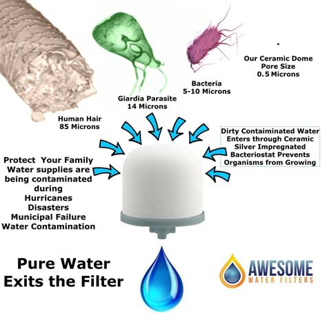 Fluoride Filter - Ceramic Dome Filter - Awesome Water Filters