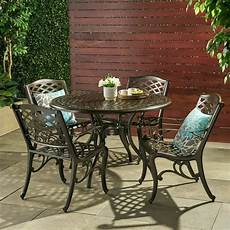 Outdoor Garden Furniture Sets by Outdoor Patio Furniture 5pcs Bronze Cast Aluminum Dining Outdoor Garden Furniture Sets