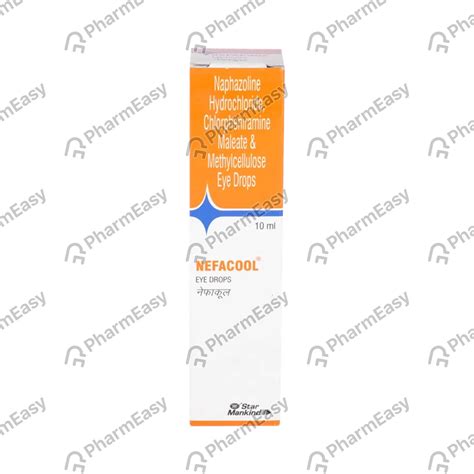 Nefacool Bottle Of 10ml Eye Drops: Uses, Side Effects, Price & Dosage ...