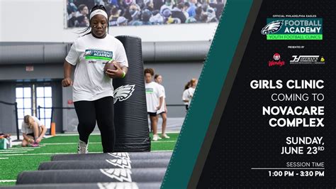 Youth Football Clinic - Girls Flag, The Philadelphia Eagles NovaCare ...