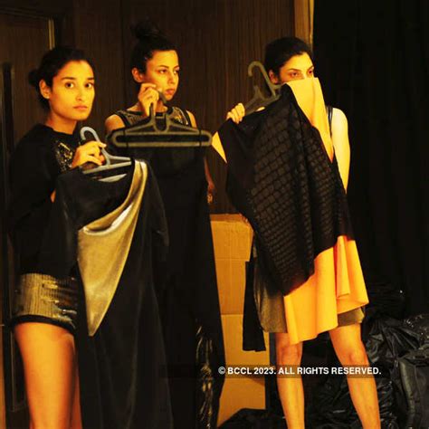 Masaba at the selection of what to wear at the Wills Lifestyle India ...