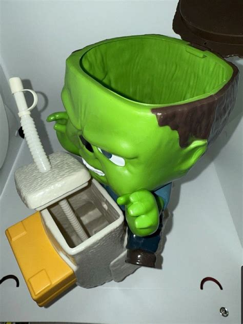 Minecraft Movie Chicken Jockey Zombie Cinemark Popcorn Bucket Drink Cup ...