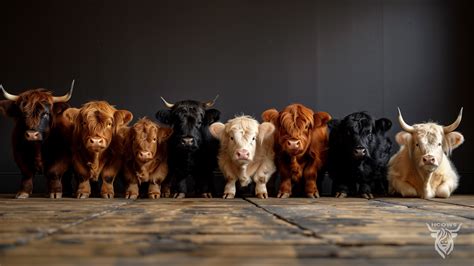 Highland Cow Wallpapers - Art For Your Screens | HCows