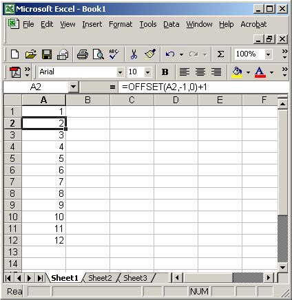 How to AutoNumber in Excel 的图像结果
