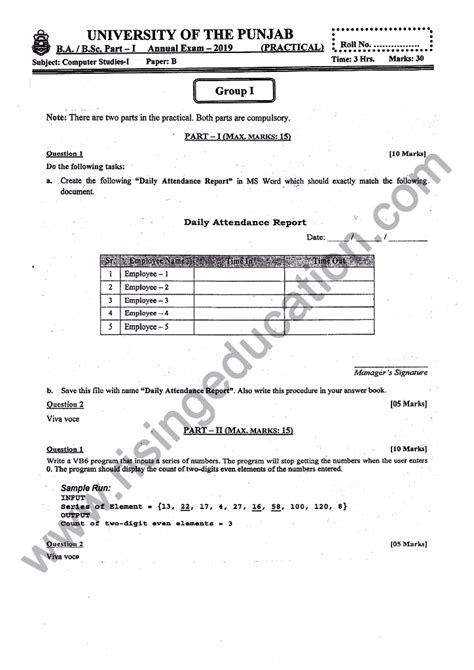 Image result for Computer Practical 2019