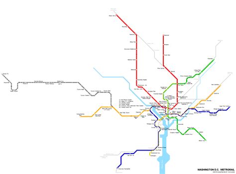 DC Train System Map 的图像结果