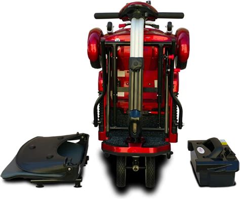 EVRider Red Manual Folding Travel Mobility Scooter - EV India | Ubuy