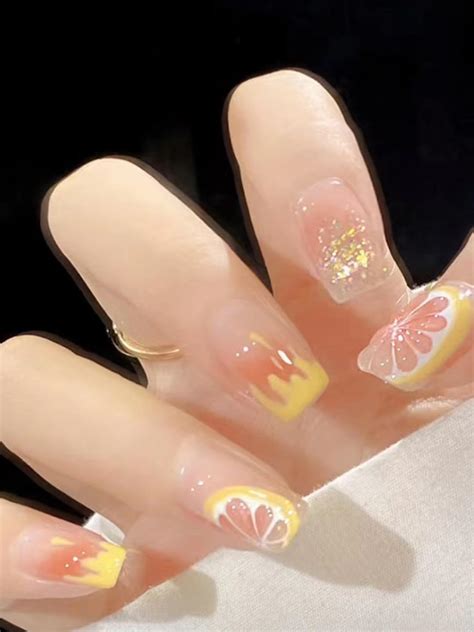 Buy Secret Lives Acrylic Fake Reusable False Artifical Press On Nails ...
