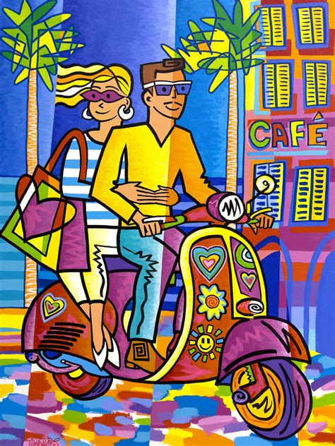 Summertime with you | Artwork by Tim Davis | Galeria HMH | Art Gallery ...
