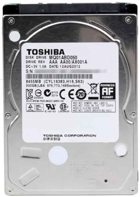 Toshiba MQ01ABD050 500 GB Laptop Internal Hard Disk Drive Price in ...