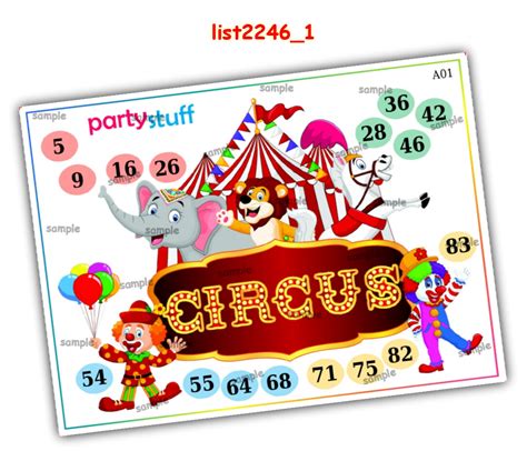 kukuba primary | Tambola Housie | Circus Designs