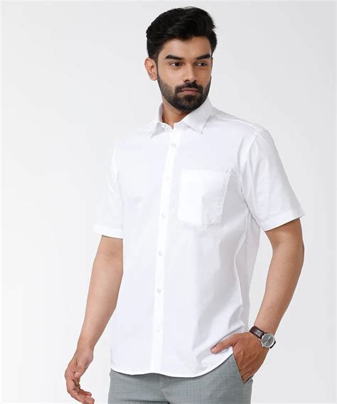 Premium Cotton Slim Fit White Formal Shirt for Men – T2G Shopping ...