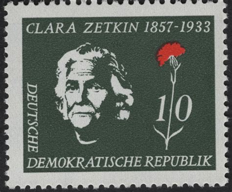 SCG10750 - East Germany (DDR) 1957 – Clara Zetkin Commemorative 10pf S ...