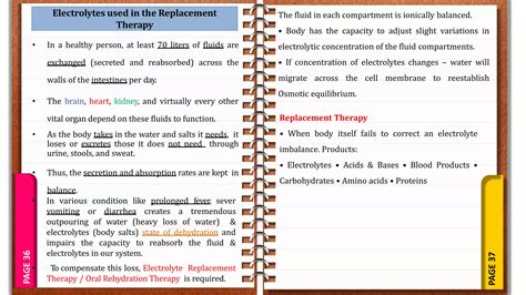 UNIT II: Major extra and intracellular electrolytes | PPTX