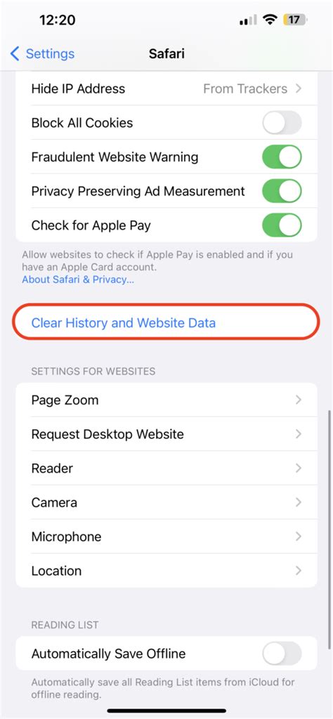 Image result for Clear Cache Using iPhone
