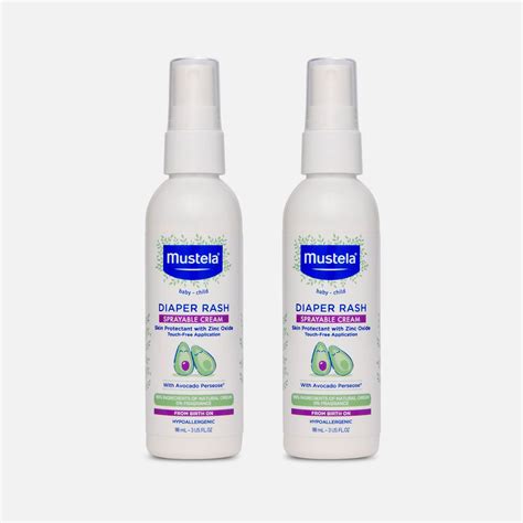 FSA Eligible Mustela Diaper Rash Sprayable Cream, 3 fl oz. (2-Pack ...