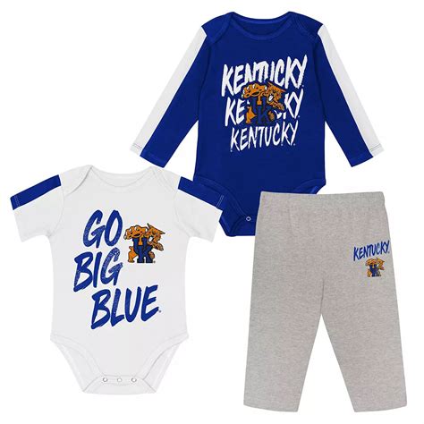 Infant Outerstuff Royal/White Kentucky Wildcats Double Down Creeper and ...