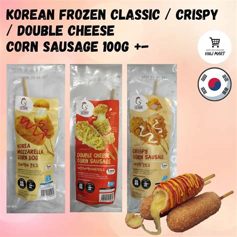 FROZEN KOREAN CORN | Classic Mozzarella Corn Dog | Double Cheese Corn ...