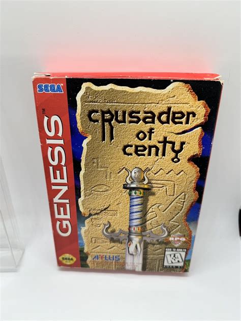 Crusader of Centy (Sega Genesis, 1994) Complete CIB With Rare Hint Book ...