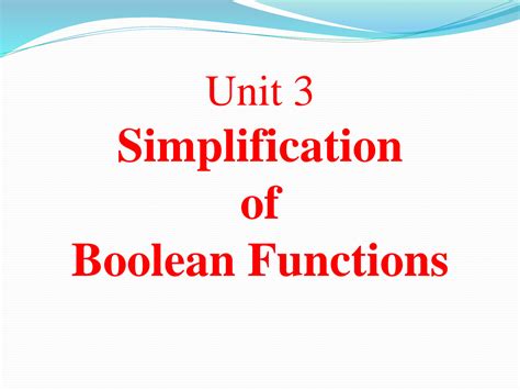 Boolean Simplification 的图像结果