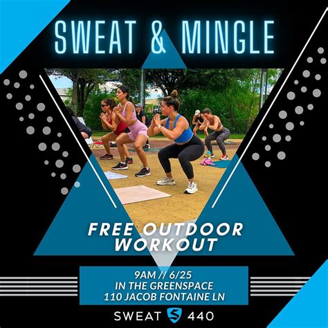 Free Outdoor Workout with Sweat440 and Coach Julia!, 110 Jacob Fontaine ...
