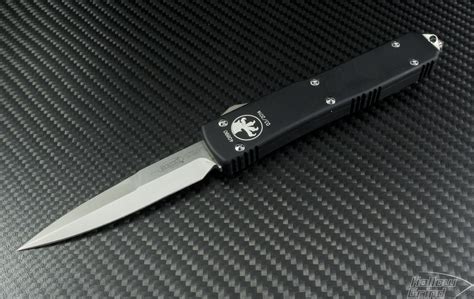 Microtech Knives Ultratech D/E Automatic OTF D/A Knife (3.44in Satin Plain ELMAX) 120-4-2014 ...