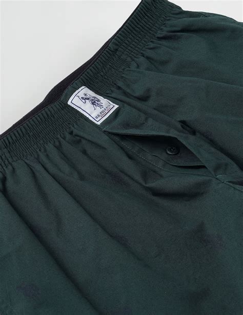 Buy Men Signature Logo Pure Cotton I021 Boxers - Pack Of 1 Green|U.S ...