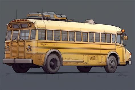 Image result for Small School Bus Side View