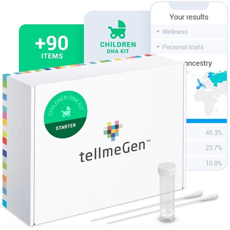 Buy Test Starter Children's tellmeGen (Ancestry - Traits - ) I What ...