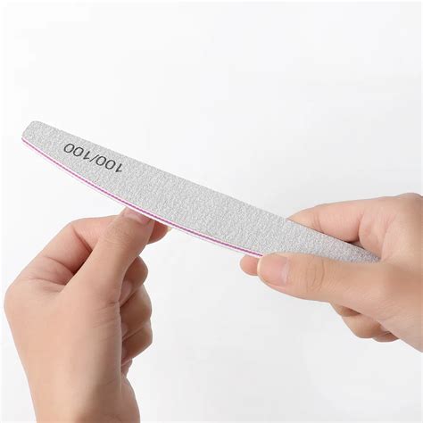 Professional Nail File Lime Art Sandpaper Pedicure Manicure Diamond ...