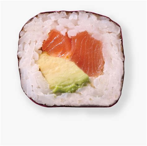 Fresh Salmon Avocado Maki Roll (Sushi Hub) - Eats Bible