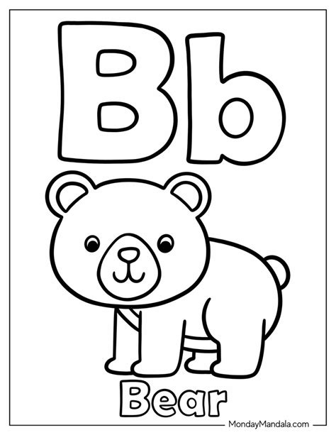 Bus Coloring Pages Preschool Alphabet [2025]