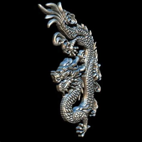 Dragon 3D Model STL & 3DM - Exquisite Dragon Design
