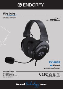 मैनुअल Endorfy EY1A003 Viro Infra हैडसेट