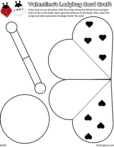 Free Printable Crafts for Kids - Coloring Cow