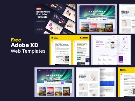 20+ Adobe XD Web Templates Free Download - TemplatesJungle.com