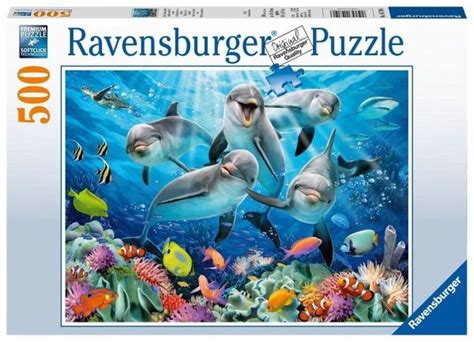 Ravensburger 14710 - Delfine im Korallenriff, Puzzle, 500 Teile - Bei ...