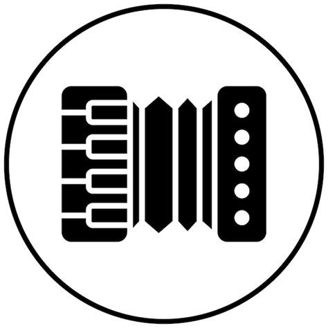 Accordion vector icon can be used for festa junina iconset | Premium Vector